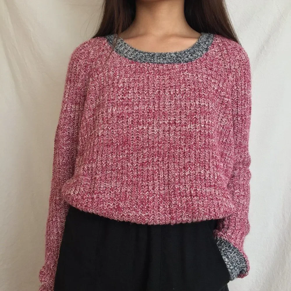 Color block Knit Sweater